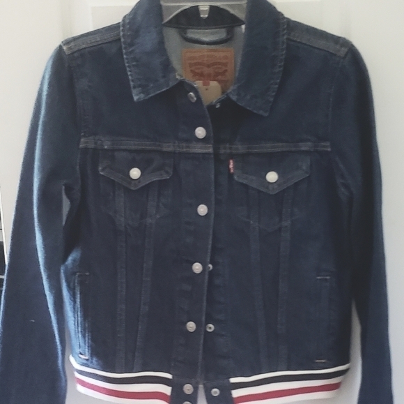 NEW! LEVI'S Womens' Trucker Jean Jacket Small. - Picture 5 of 9